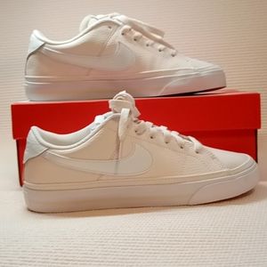 Nike court legacy soft pink/ summit white 7.5 women's shoes